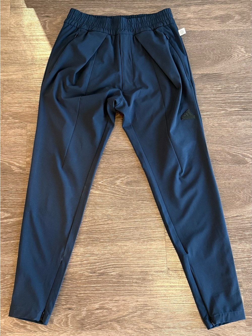 adidas Men's Navy Blue Athletic Pants